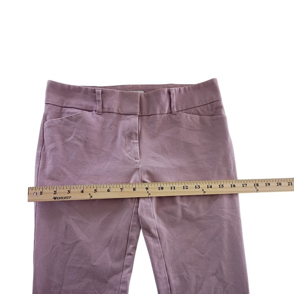 New‎ York Company Stretch Pink Cropped Career Pants Womens Size 2 - Picture 9 of 11